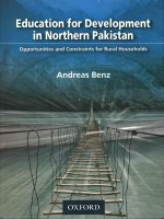 Education for Development in Northern Pakistan: Opportunities and Constraints for Rural Households