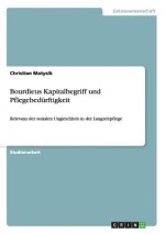 Bourdieus Kapitalbegriff und Pflegebedurftigkeit