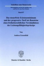 Das steuerfreie Existenzminimum und der progressive Tarif als Bausteine eines freiheitsrechtlichen Verständnisses des Leistungsfähigkeitsprinzips.