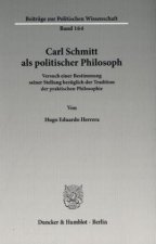 Carl Schmitt als politischer Philosoph.