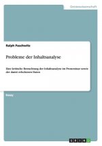 Probleme der Inhaltsanalyse