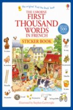 First Thousand Words in French Sticker Book