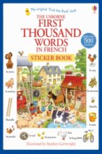 First Thousand Words in French Sticker Book