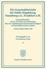 Die Gemeindebetriebe der Städte Magdeburg, Naumburg a.S., Frankfurt a.M.. Bd.2, Tl. 3