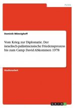 Vom Krieg zur Diplomatie. Der israelisch-palastinensische Friedensprozess bis zum Camp David Abkommen 1978