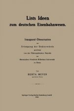 Lists Ideen Zum Deutschen Eisenbahnwesen