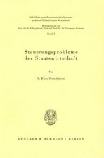 Steuerungsprobleme der Staatswirtschaft.