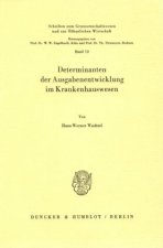 Determinanten der Ausgabenentwicklung im Krankenhauswesen.