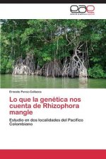 Lo que la genetica nos cuenta de Rhizophora mangle