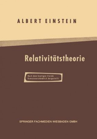 UEber Die Spezielle Und Allgemeine Relativitatstheorie