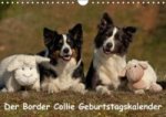 Der Border Collie Geburtstagskalender (Wandkalender immerwährend DIN A4 quer)