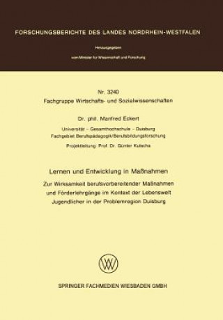 Lernen Und Entwicklung in Massnahmen