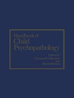 Handbook of Child Psychopathology
