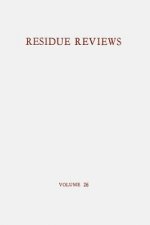 Residue Reviews / Ruckstands-Berichte