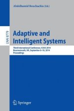 Adaptive and Intelligent Systems, 1