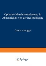 Optimale Maschinenbelastung in Abhangigkeit Von Der Bescheaftigung