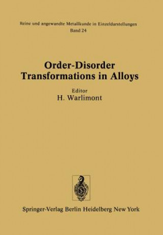 Order-Disorder Transformations in Alloys, 1