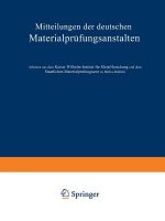 Mitteilungen Der Deutschen Materialprufungsanstalten