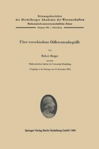 UEber verschiedene Differentenbegriffe