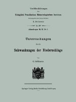 Untersuchungen  ber Die Schwankungen Der Niederschl ge