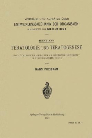 Teratologie Und Teratogenese