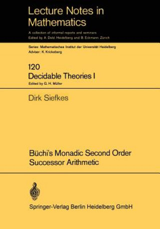 Büchi's Monadic Second Order Successor Arithmetic