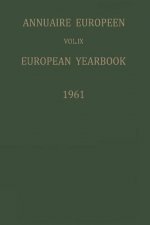 Annuaire Europeen / European Yearbook