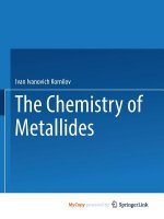 Chemistry of Metallides