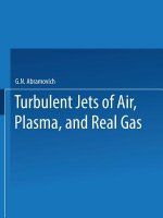 Turbulent Jets of Air, Plasma, and Real Gas / Issledovanie Turbulentnykh Strui Vozdukha, Plazmy I Real'nogo Gaza /