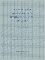 Tables and Nomograms of Hydrochemical Analysis