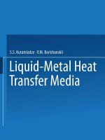 Liquid-Metal Heat Transfer Media