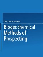 Biogeochemical Methods of Prospecting / Biogeokhimicheskii Metod Poiskov Rudnykh Mestorozhdenii /
