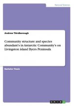 Community structure and species abundant's in Antarctic Community's on Livingston island Byers Peninsula
