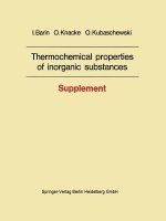 Thermochemical properties of inorganic substances, 2