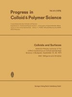 Colloids and Surfaces