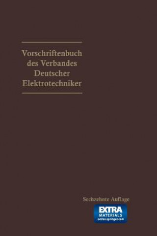 Vorschriftenbuch des Verbandes Deutscher Elektrotechniker