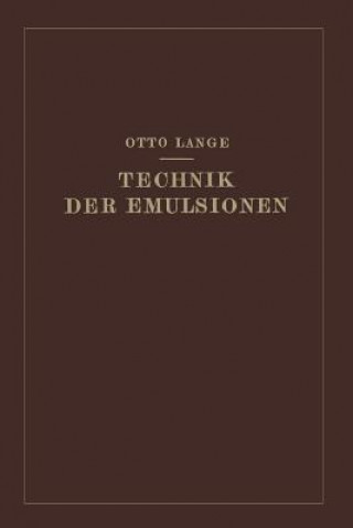 Technik Der Emulsionen