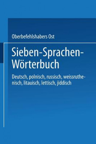 Sieben-Sprachen-W rterbuch