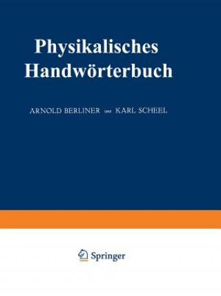 Physikalisches Handworterbuch