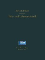 H. Rietschels Lehrbuch Der Heiz- Und Luftungstechnik