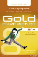 Gold Experience B1+ eText & MyEnglishLab Student Access Card