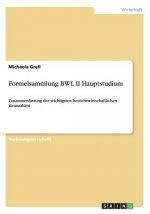 Formelsammlung BWL II Hauptstudium