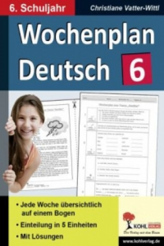 Wochenplan Deutsch, 6. Schuljahr