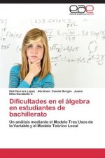 Dificultades en el algebra en estudiantes de bachillerato