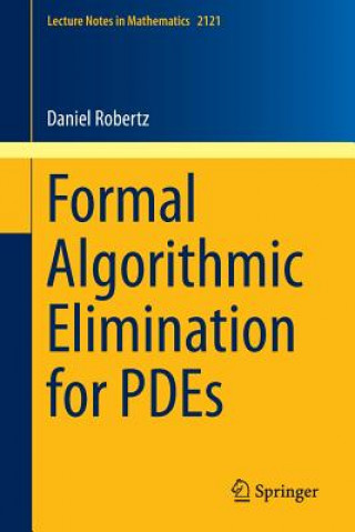 Formal Algorithmic Elimination for PDEs