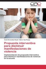 Propuesta interventiva para disminuir manifestaciones de violencia