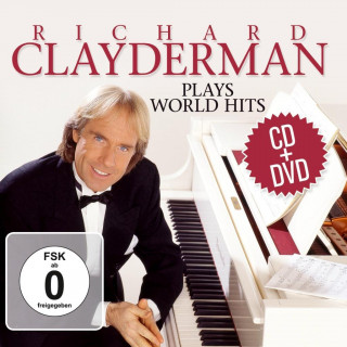 Richard Clayderman Plays World Hits, 2 Audio-CDs + 1 DVD
