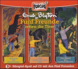 Fünf Freunde retten die Tiere, 3 Audio-CDs, 3 Audio-CD