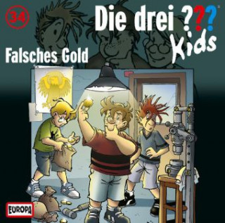 Die drei ???-Kids - Falsches Gold, 1 Audio-CD