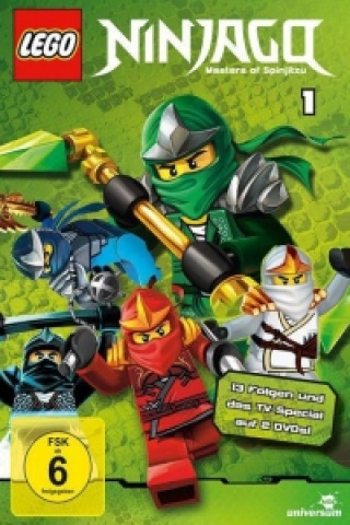 LEGO Ninjago. Staffel.1, 2 DVDs